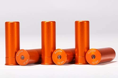 A-Zoom 12 Gauge Orange Aluminium Snap Caps - 5 pack