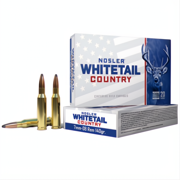 Nosler WHITETAIL AMMO 7MM-08 140gr SB SP