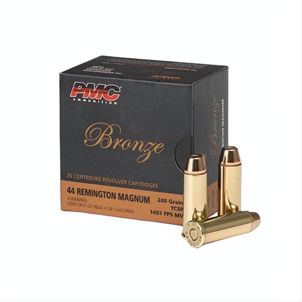 Pmc Ammunition PMC 44 Rem Magnum 240GR TCSP Bronze Line Ammunition