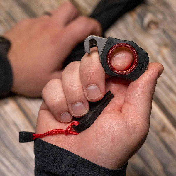 SOG Rapid Rescue - Black + Red - SOG