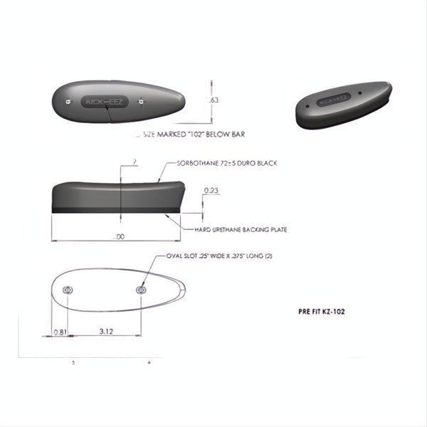 Kick-Eez Pre-Fit Recoil Pad