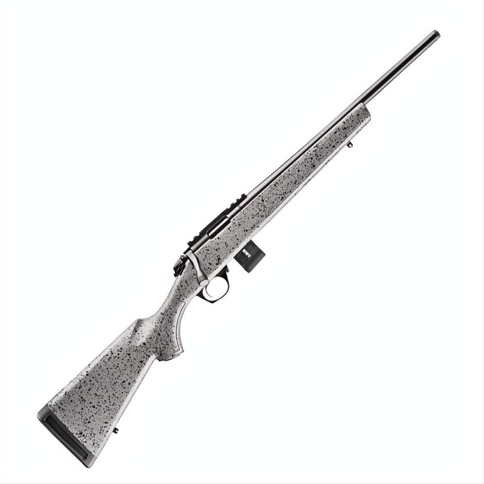 A Bergara Rimfire BMR Steel bolt-action rimfire rifle, shown side-on against a plain background.