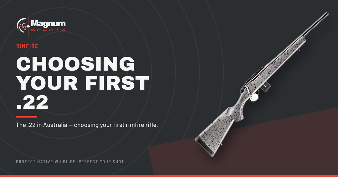 Bergara BMR Steel rimfire rifle — Magnum Sports guide to choosing your first .22 in Australia
