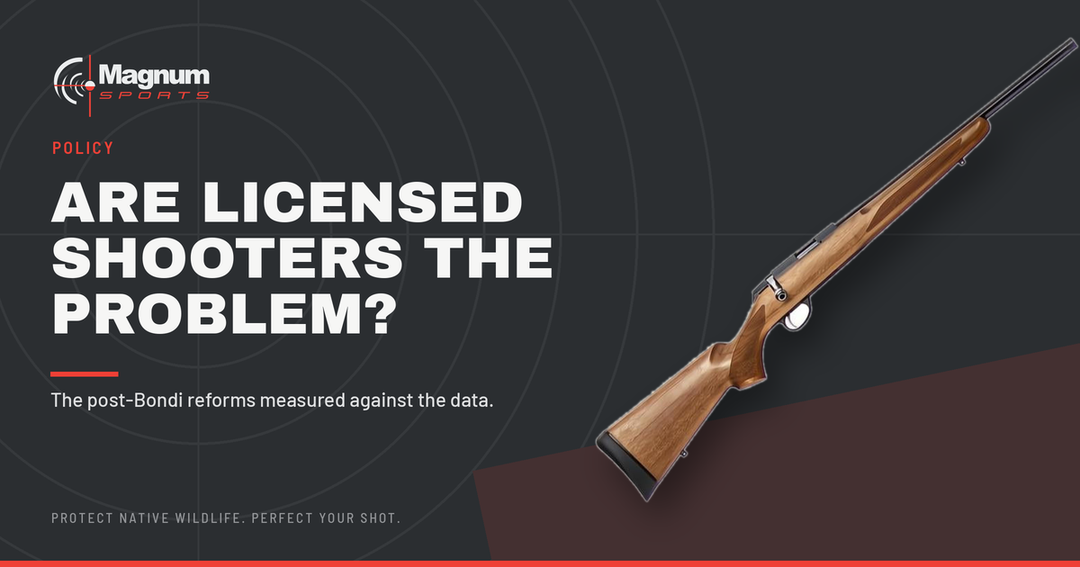 Tikka T1x rimfire rifle — Magnum Sports on the post-Bondi firearm reforms and the data