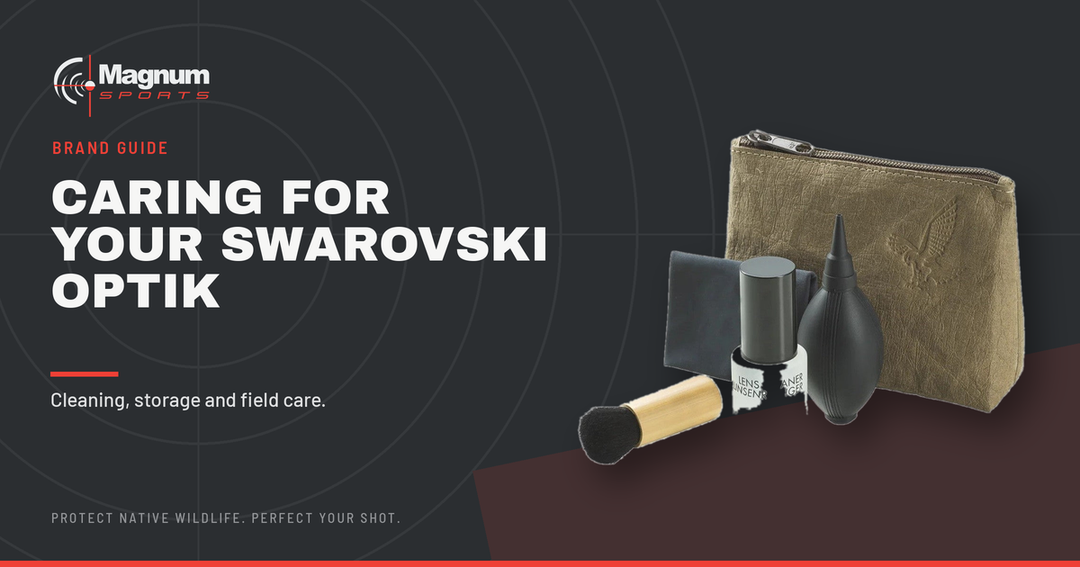 Swarovski Optik CSO lens cleaning set — Magnum Sports guide to caring for your Swarovski optics