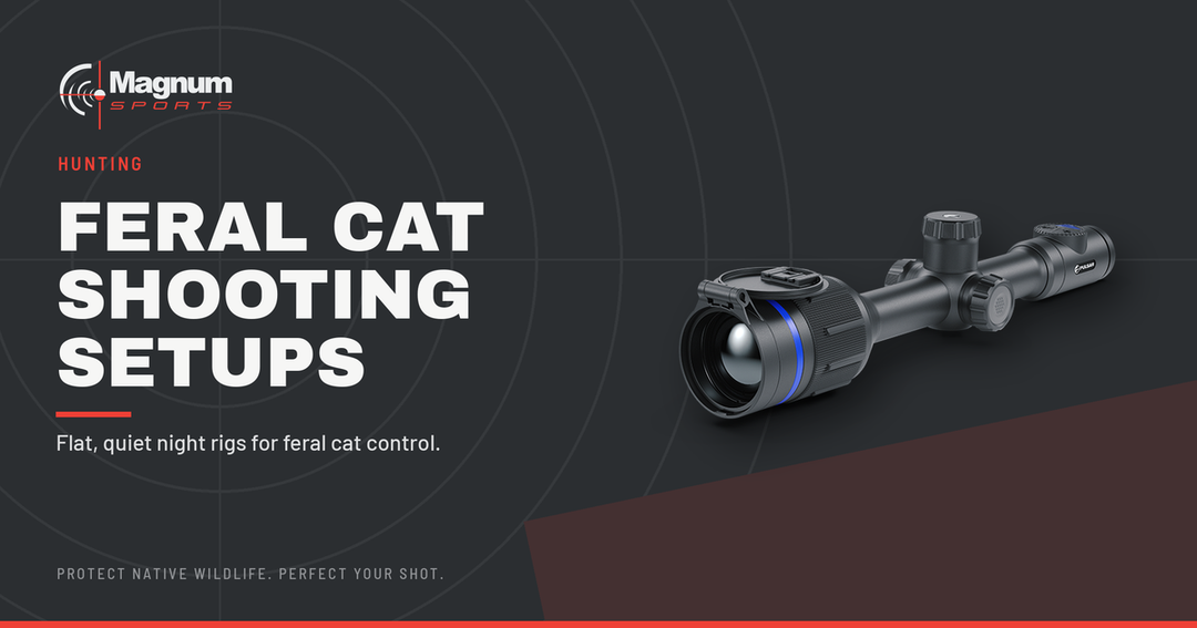 Pulsar Thermion 2 thermal riflescope — Magnum Sports guide to feral cat night shooting setups