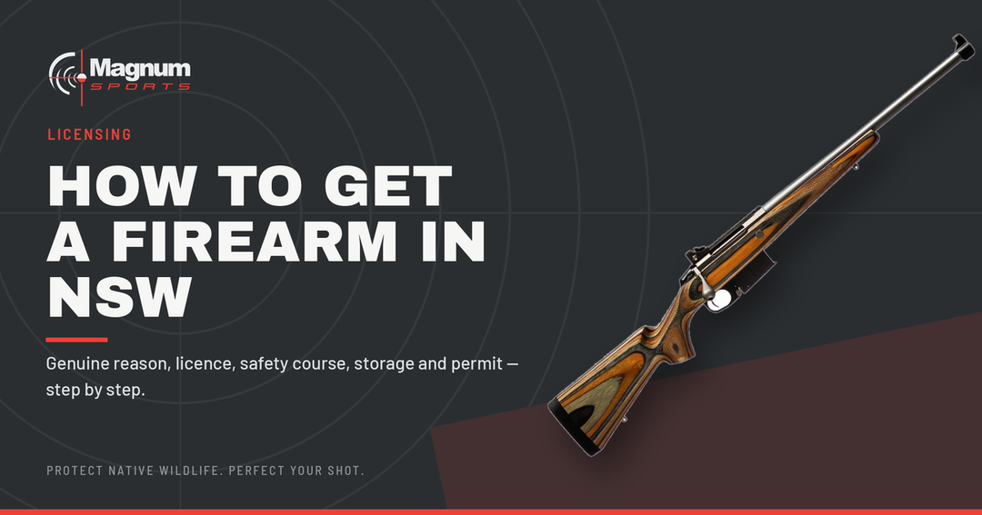Tikka T3x rifle — Magnum Sports step-by-step guide to getting a firearm in NSW