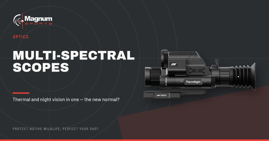 Multi-spectral thermal and night vision riflescope — Magnum Sports on multi-spectral scopes