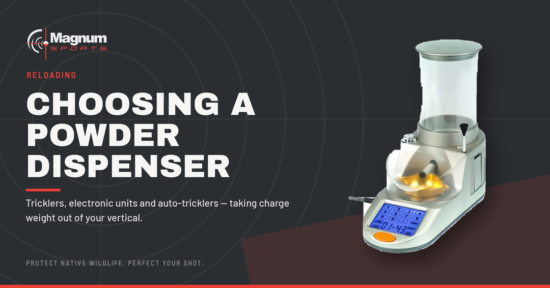 Lyman Gen 6 electronic powder dispenser — Magnum Sports guide to choosing a powder dispenser for precision reloading