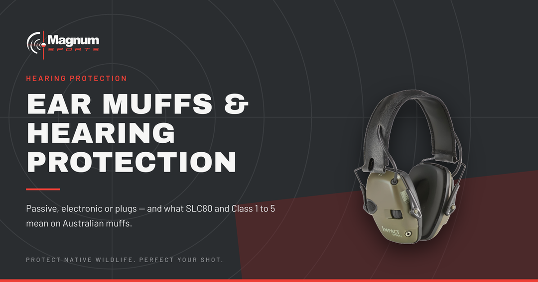 Howard Leight Impact Sport electronic ear muffs — Magnum Sports guide to shooting hearing protection