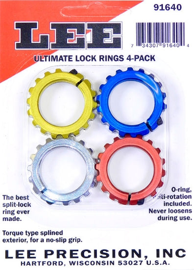 Lee Ultimate Lock Rings 4-pack