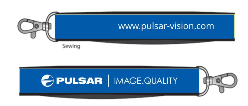 Pulsar Keychain with Carabiner Black