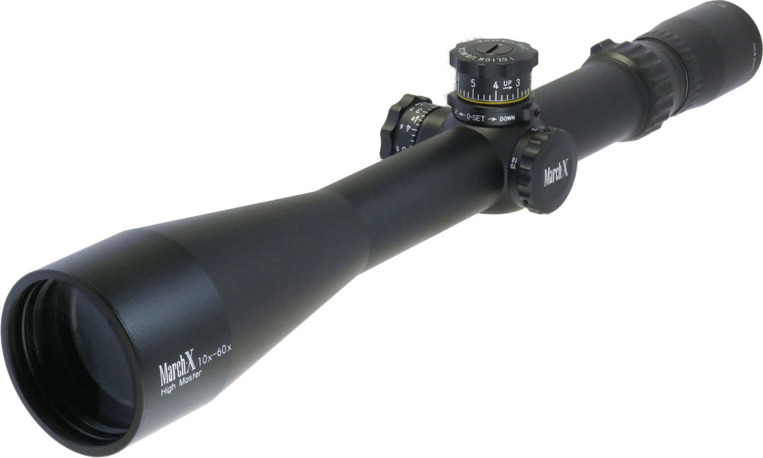 March Scopes 10-60x56 High Master Field Target Package SFP rifle scope