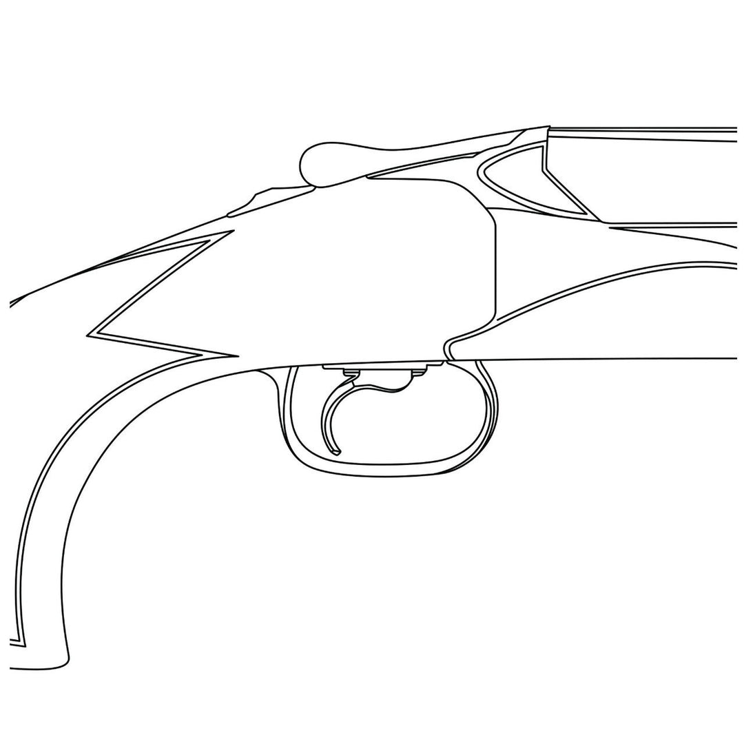 Browning B825 Pro Trap HR Adj 12GA 30"