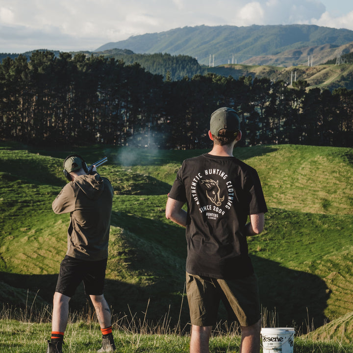 Hunters Element Rakaia Shorts Black