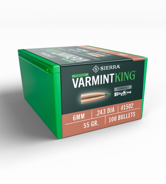 Sierra 1502 6MM 55gr BlitzKing Bulk Pack