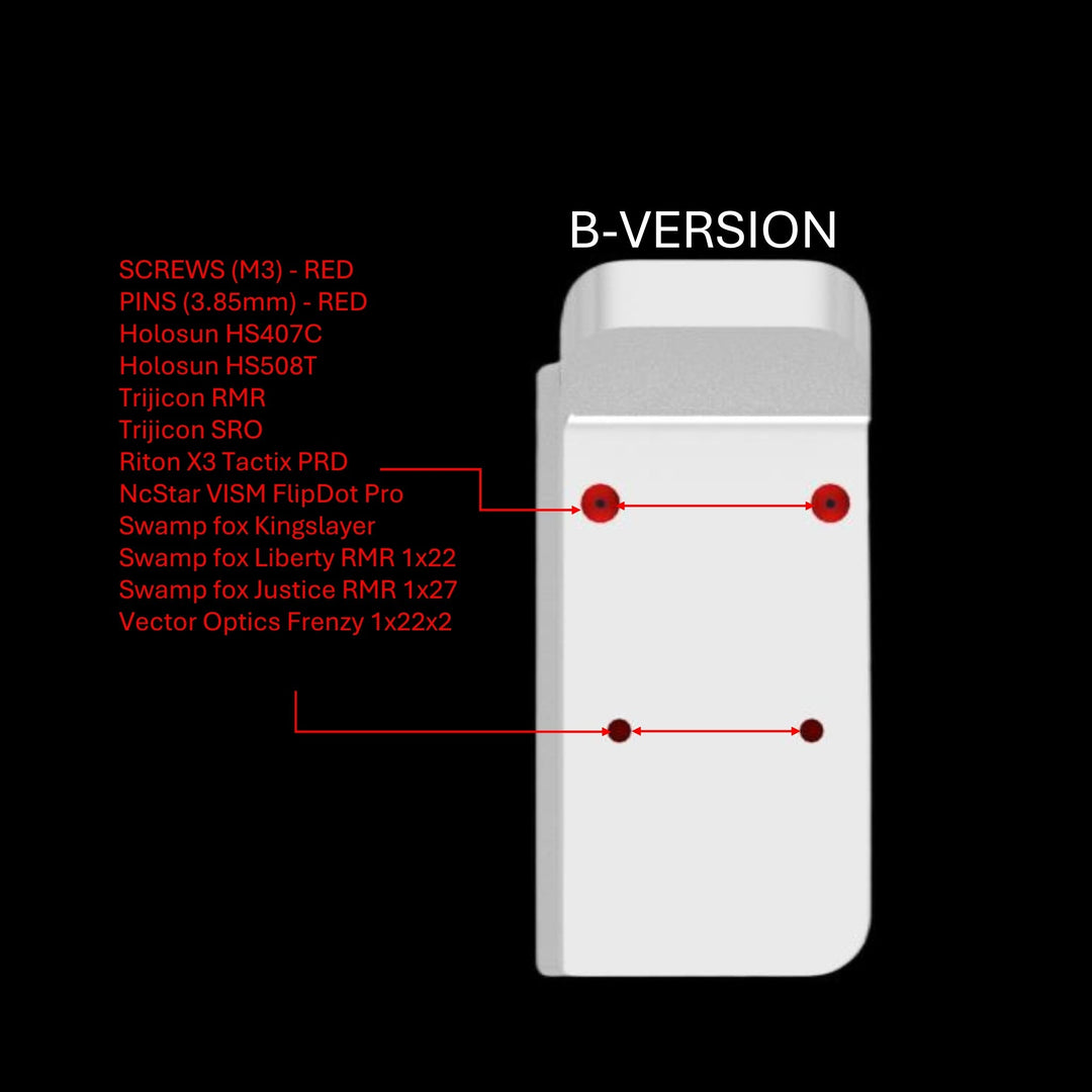 1911/2011 Red Dot + Thumb Rest Precision Kit