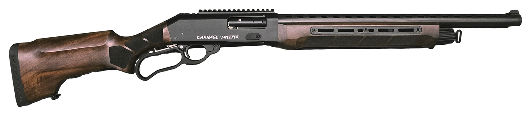 Carnage Sweeper Lever Action Shotgun 12g 20 inch walnut stock