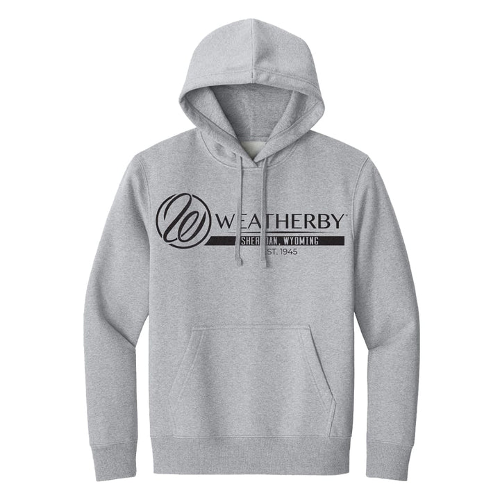 Weatherby Logo Hoodie Light Grey Small
