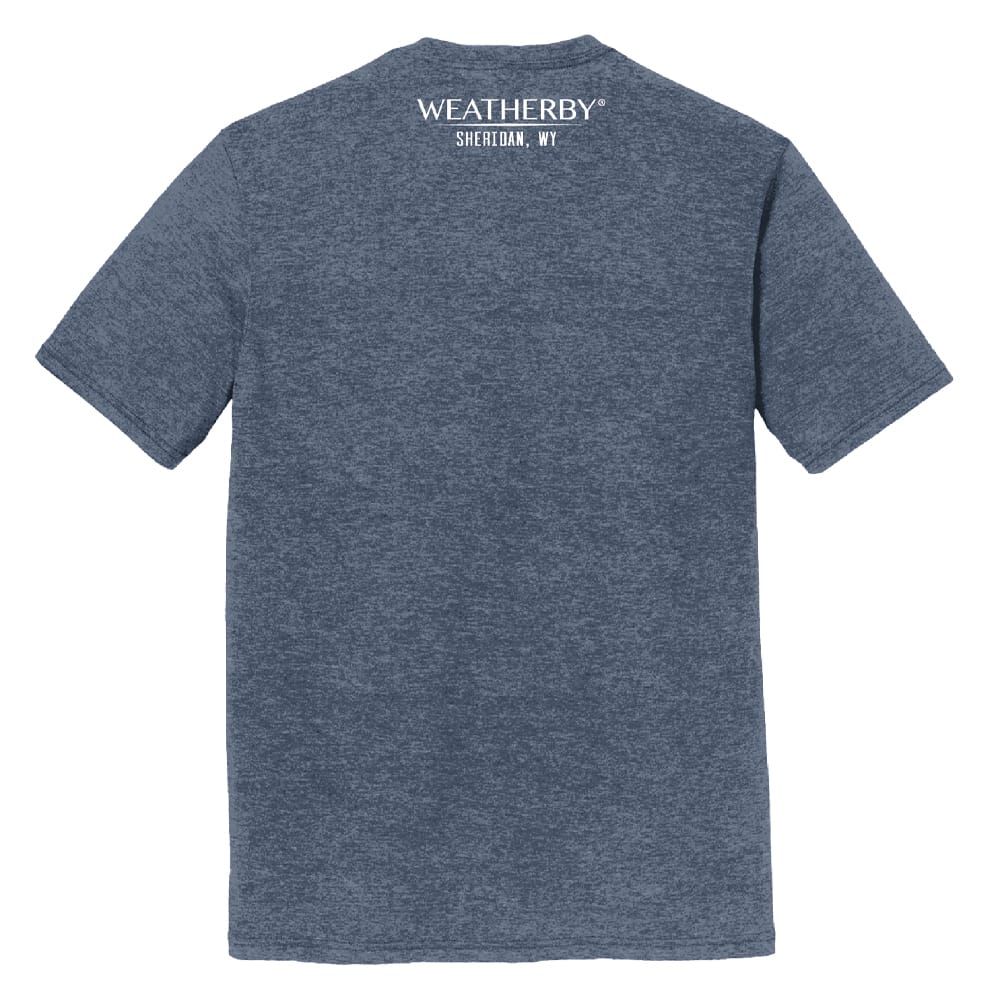 Weatherby Plane Graphic T-Shirt Vintage Denim XL