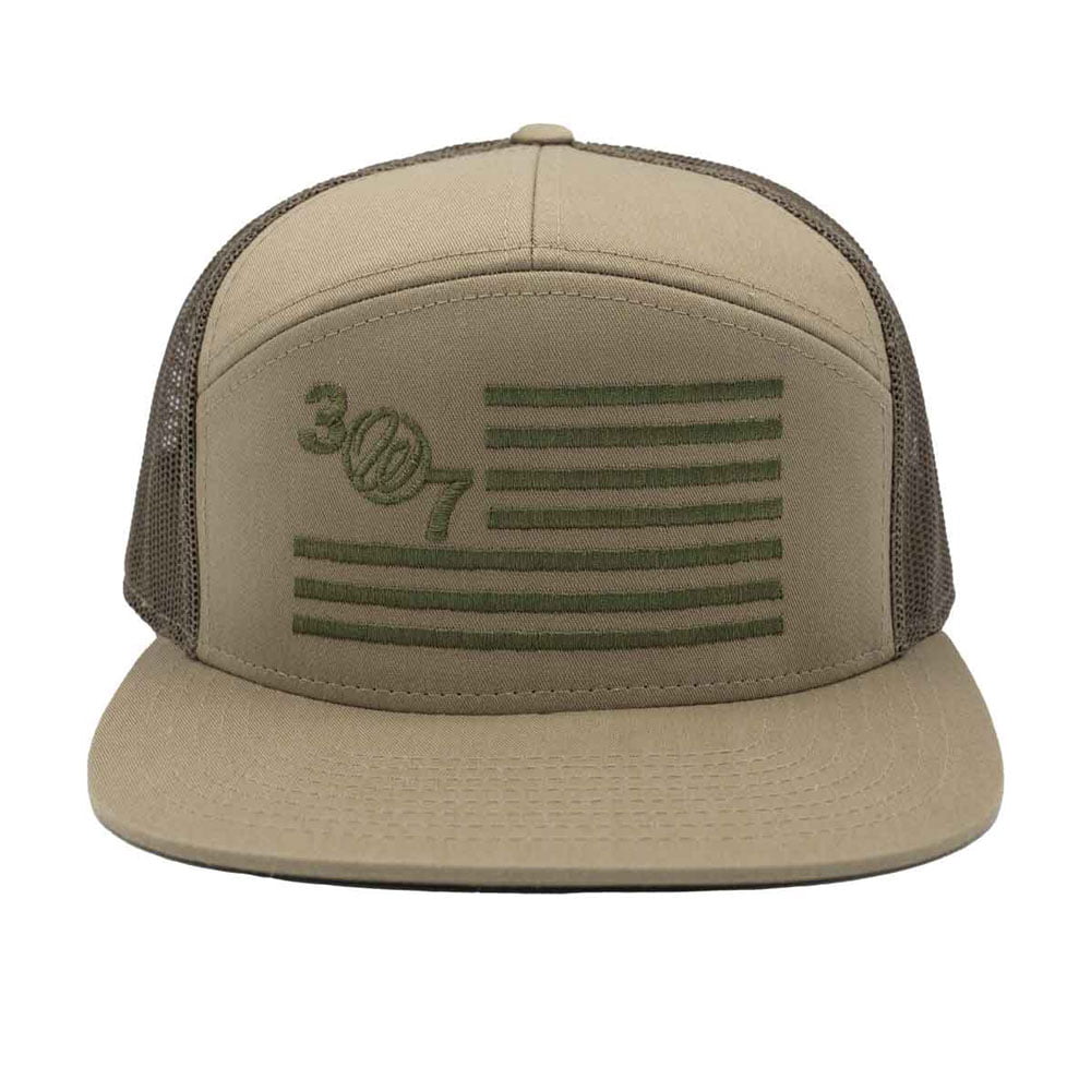 Weatherby 307 Thin Line Snapback Cap Loden Olive Green