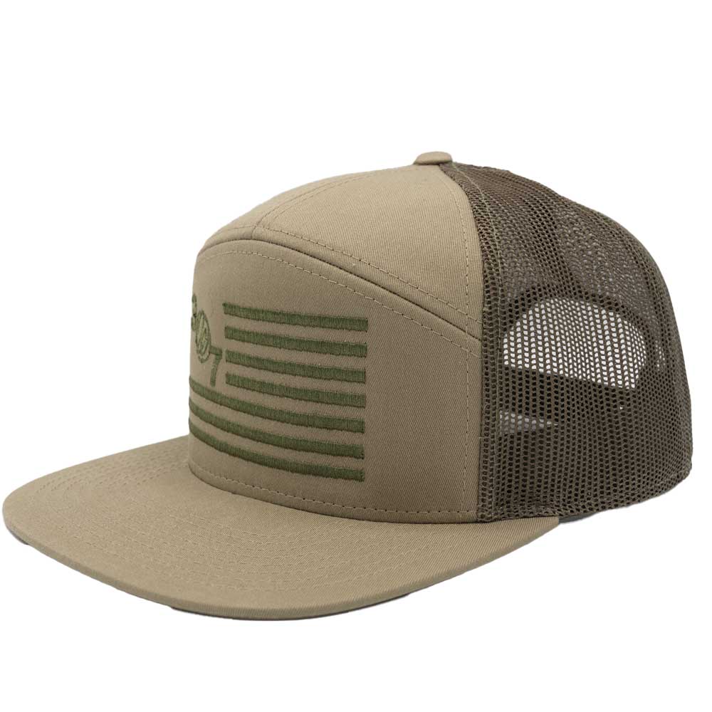 Weatherby 307 Thin Line Snapback Cap Loden Olive Green