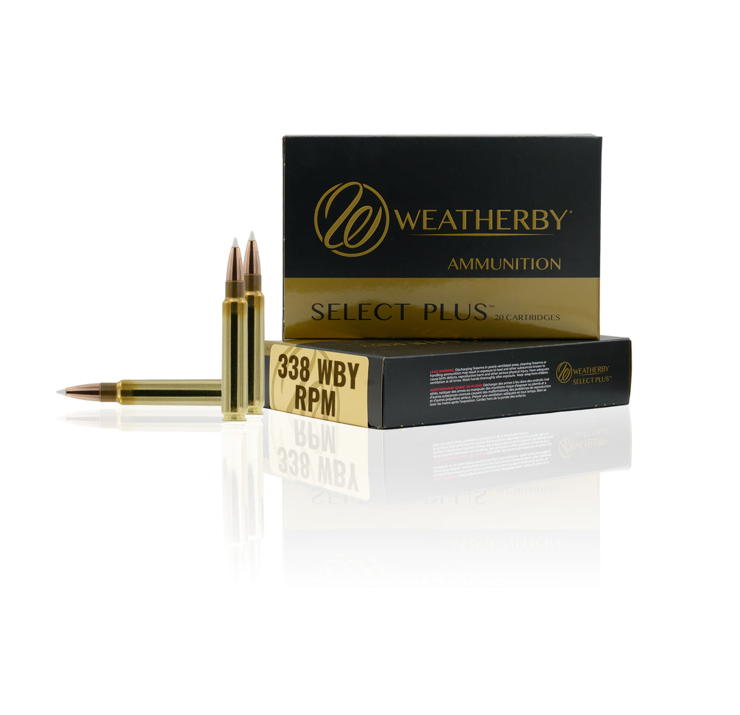 Weatherby Select Plus .338 Weatherby RPM 185gr Barnes TTSX Ammunition