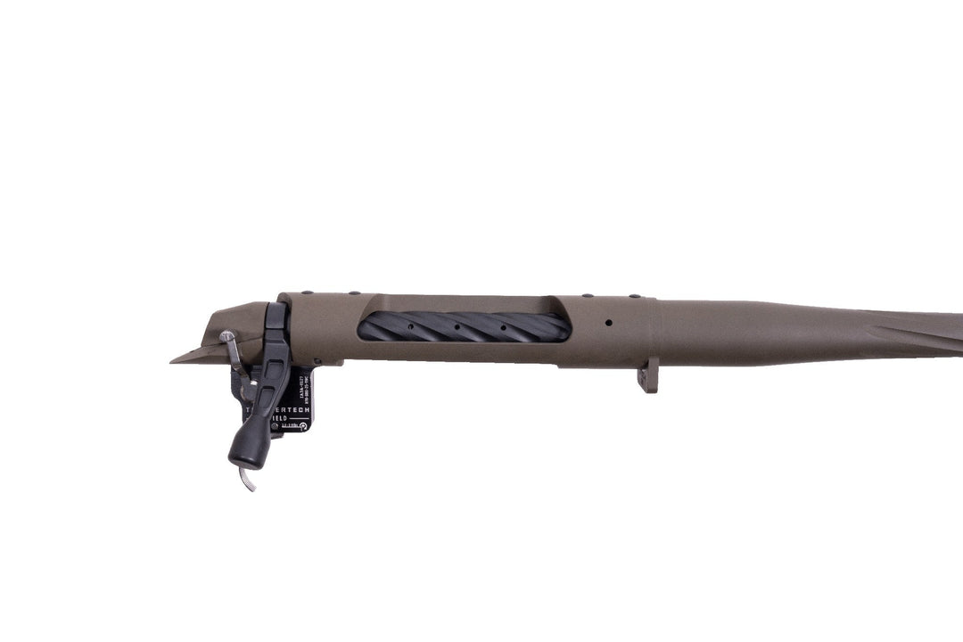 Weatherby 307 Barrelled Action .223 Remington Spiral Fluted Patriot Brown Cerakote with Brake