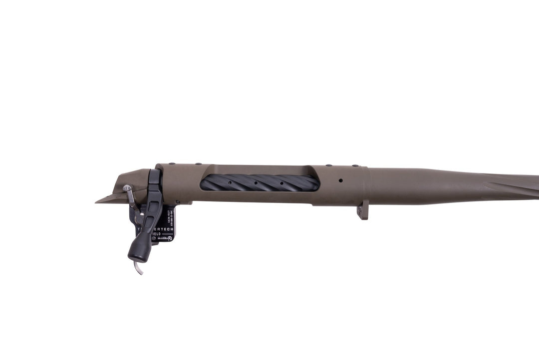 Weatherby 307 Barrelled Action .300 Winchester Magnum Spiral Fluted Patriot Brown Cerakote with Brake