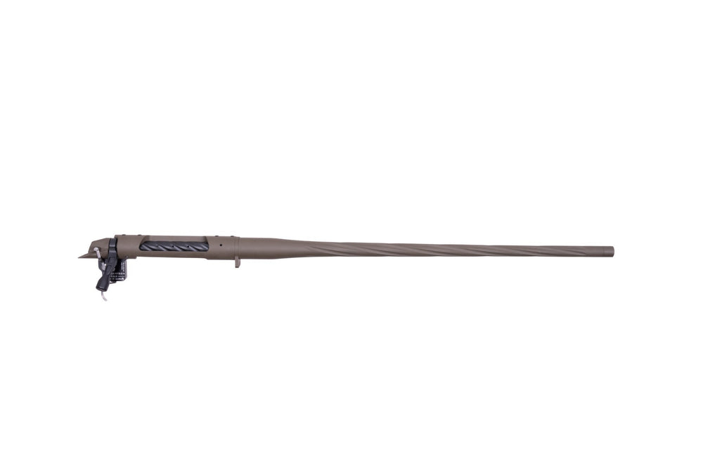 Weatherby 307 Barrelled Action .30-06 Springfield Spiral Fluted Patriot Brown Cerakote with Brake
