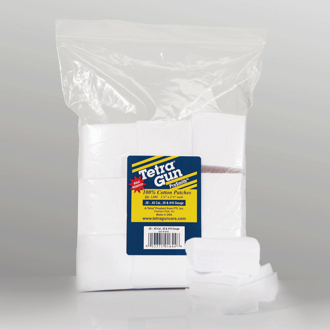 Tetra Gun Tetra ProSmith Cleaning Patch es 9mm/38-45cal 410 &amp;20g(1000) - Tetra Gun