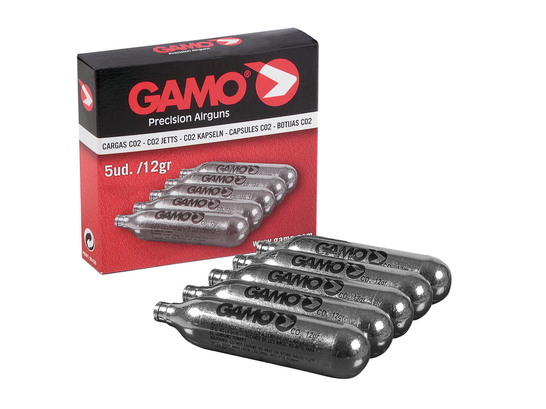 Gamo C02 cylinders 12g (5pack) - Gamo