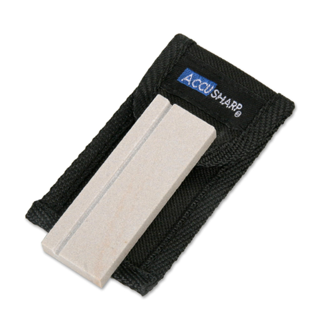Accusharp Natural Arkansas 3" Stone with Pouch