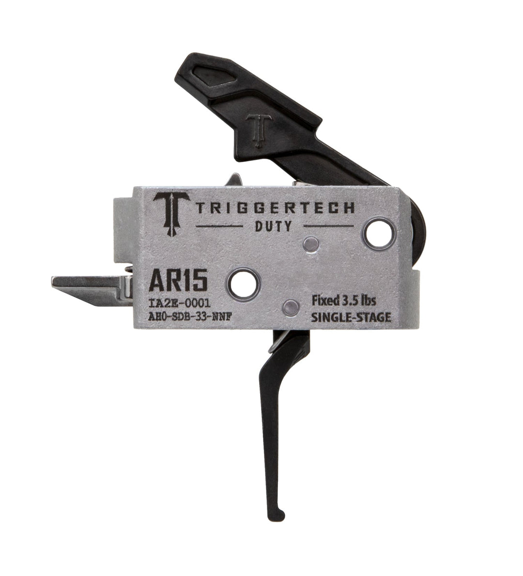 TriggerTech AR-15 Duty Flat Trigger Single-Stage 3.5lb Black