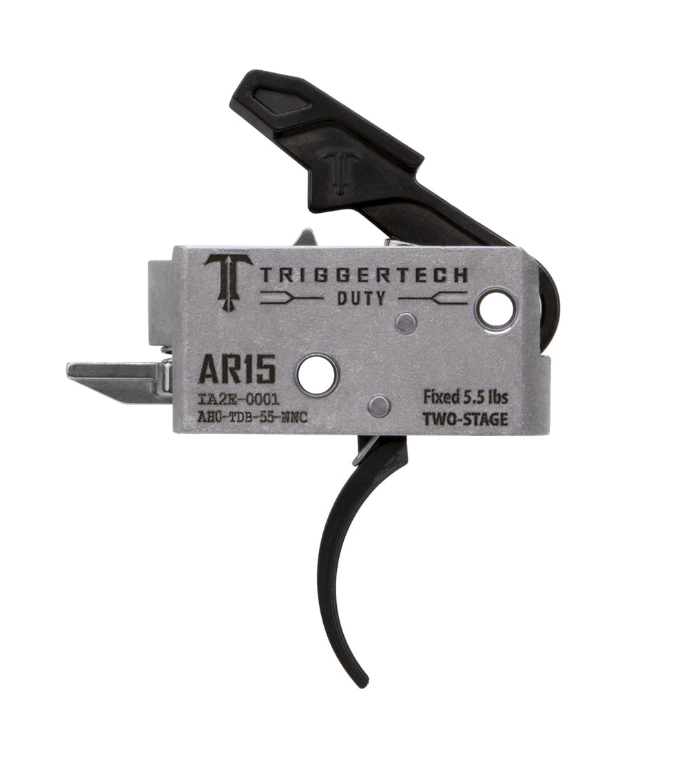 TriggerTech AR-15 Duty Curved Trigger Two-Stage 3.5lb Black