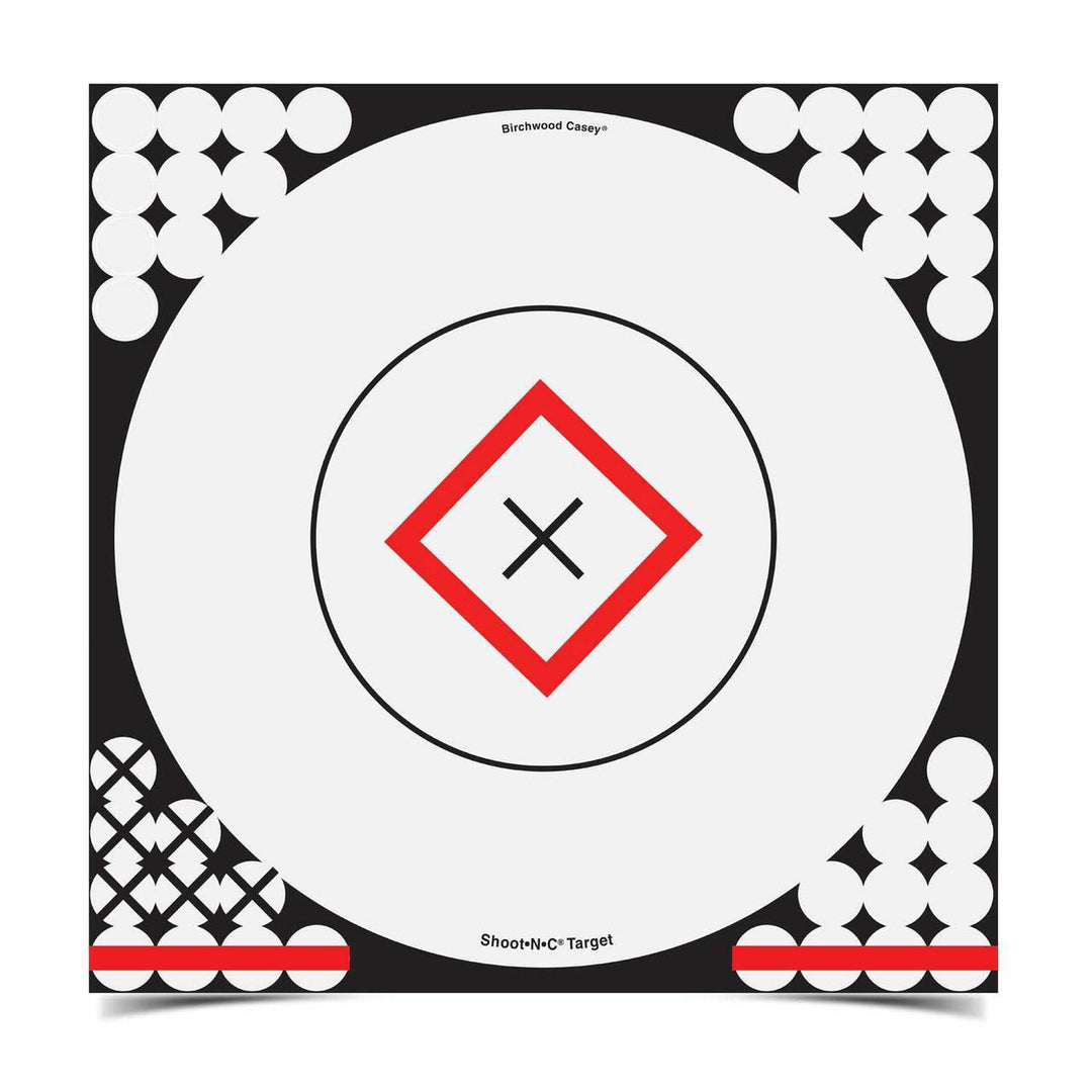 Birchwood Casey Shoot-N-C 17.25in White/Black Diamond Target 5 Pack