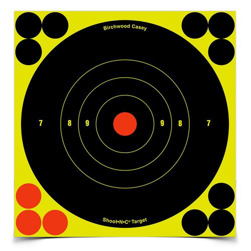 Birchwood Casey Shoot-N-C 6in Bulls-Eye Target 60 Pack