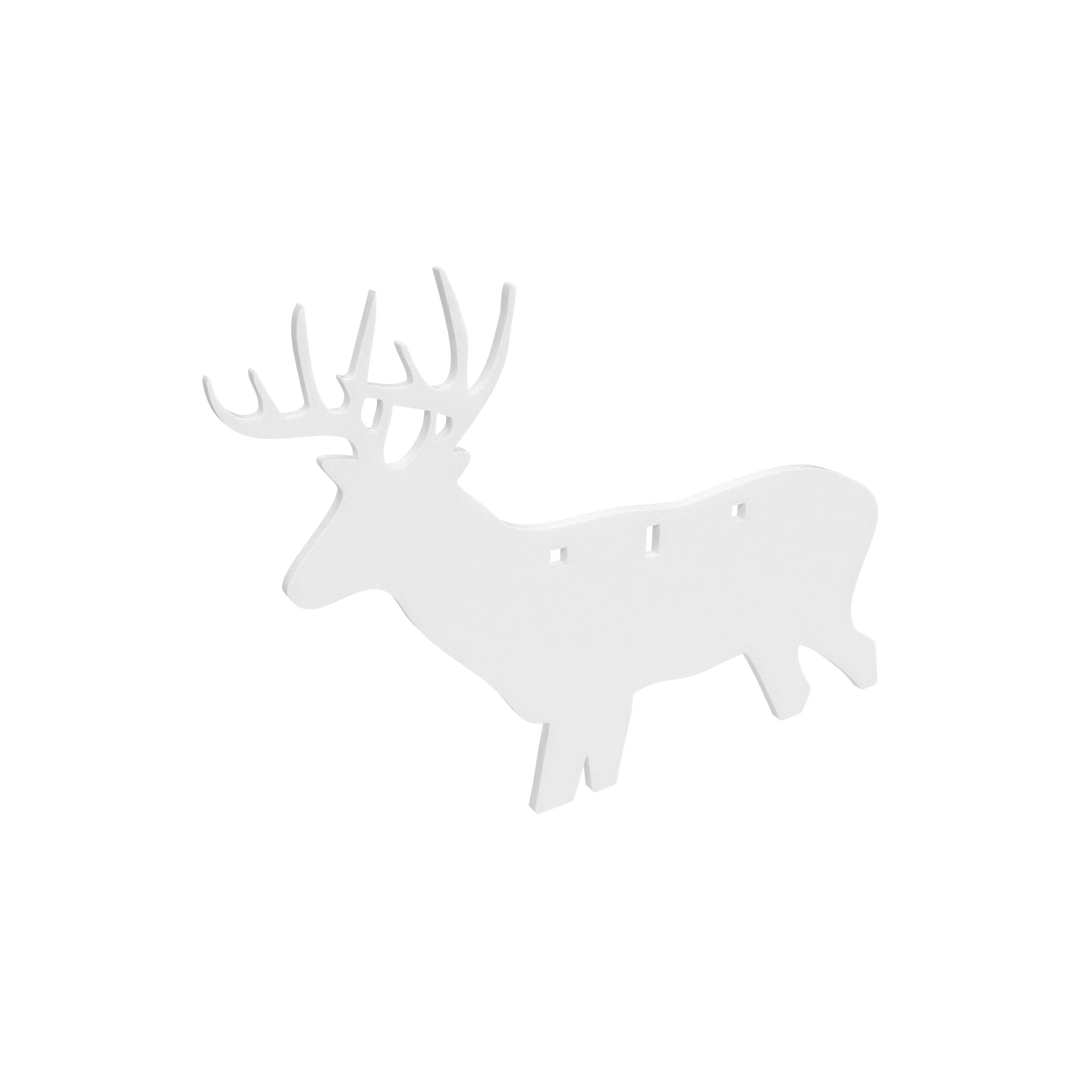 Birchwood Casey AR500 3/8in Deer Silhouette Steel Target 3 Hole