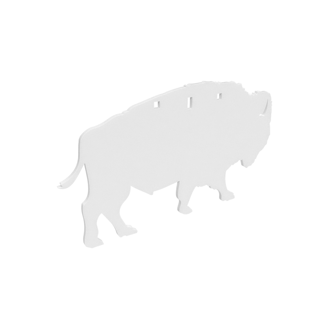 Birchwood Casey AR500 3/8in Bison Silhouette Steel Target 3 Hole
