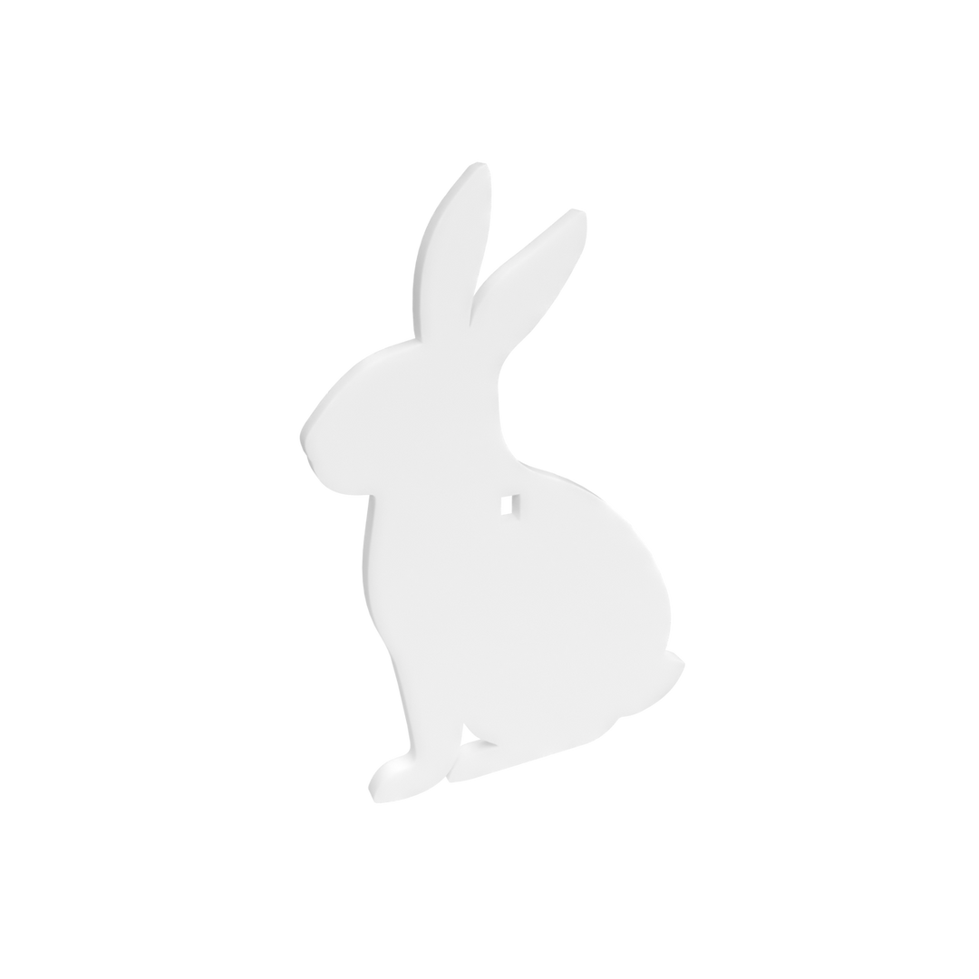 Birchwood Casey AR500 3/8in Rabbit Silhouette Steel Target 1 Hole