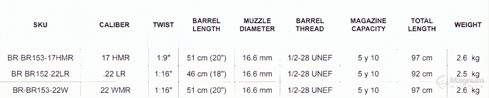 Bergara Rimfire BMR X Steel