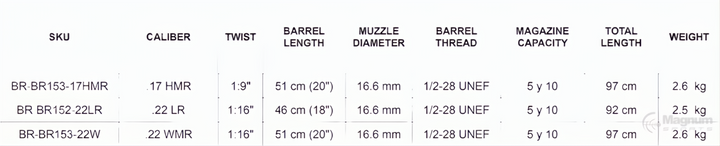 Bergara Rimfire BMR X Steel