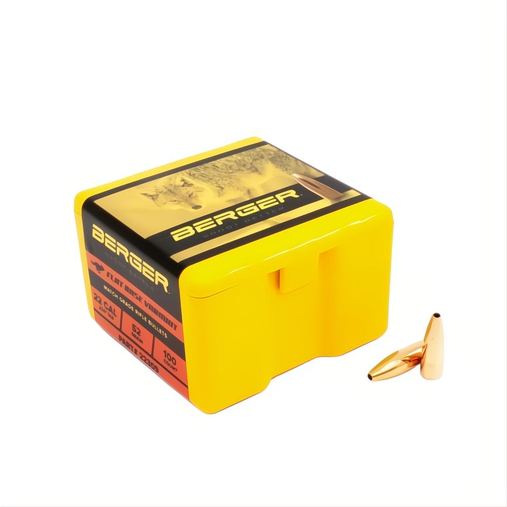 Berger 22 Cal FB Varmint 55gr Projectiles