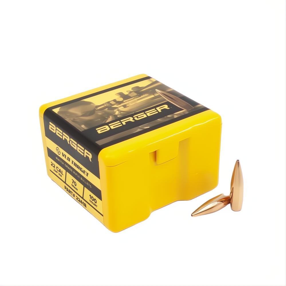 Berger 22 Cal VLD Target 70gr Projectiles