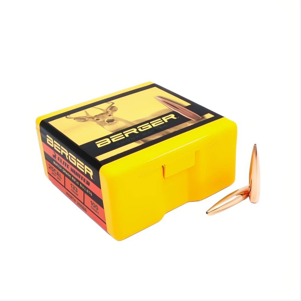 Berger 25 Cal Elite Hunter 133gr Projectiles