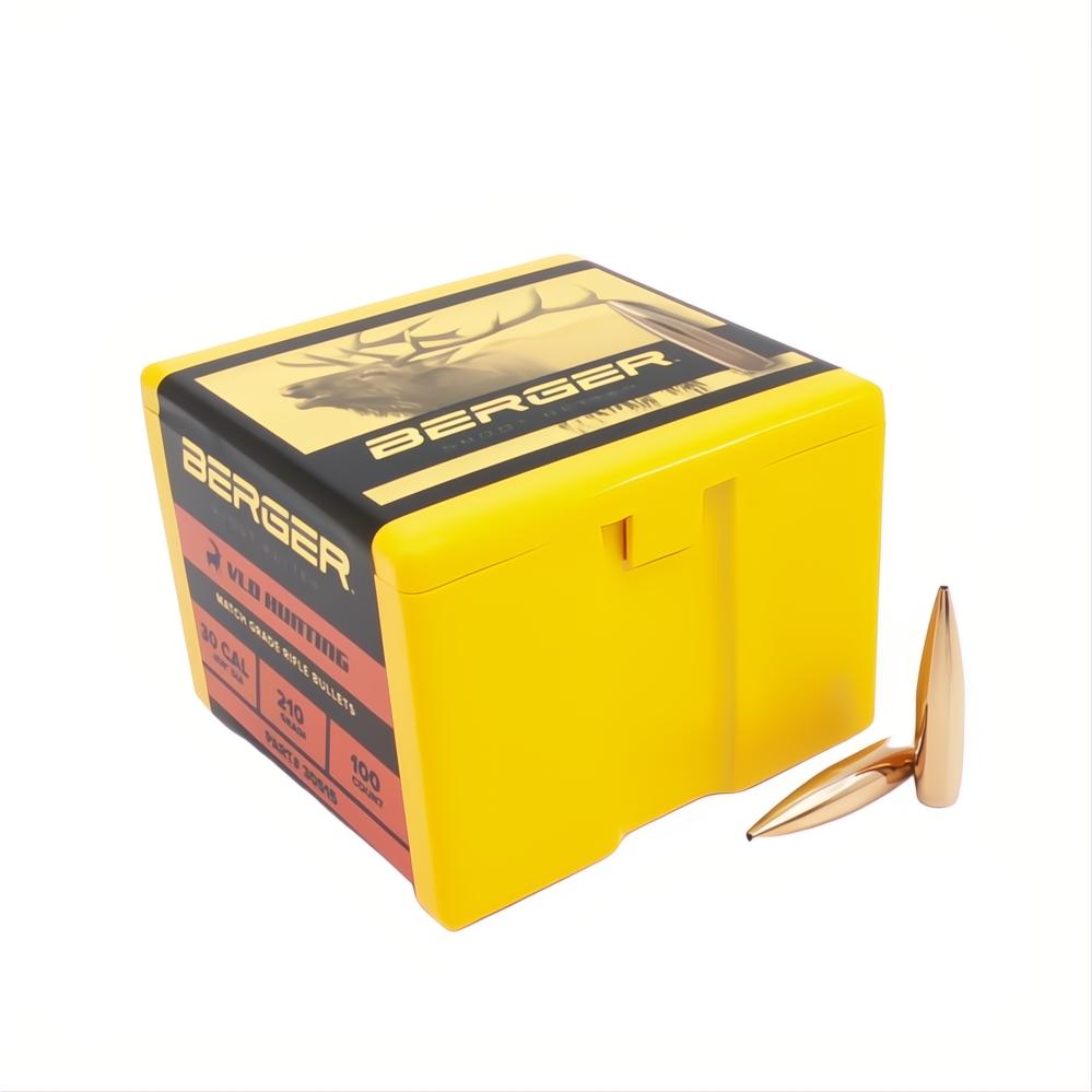Berger 30 Cal 210gr VLD Hunting Projectiles (PN 30515)