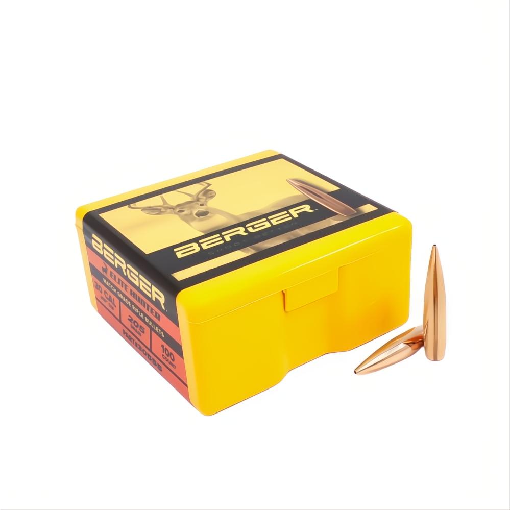 Berger 30 Cal Elite Hunter 205gr Projectiles