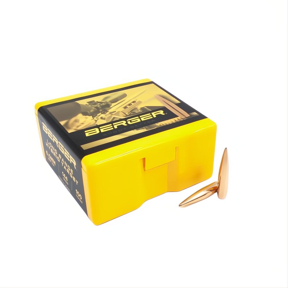 Berger 6.5mm 144gr Long Range Hybrid Target Projectiles (PN 26485)