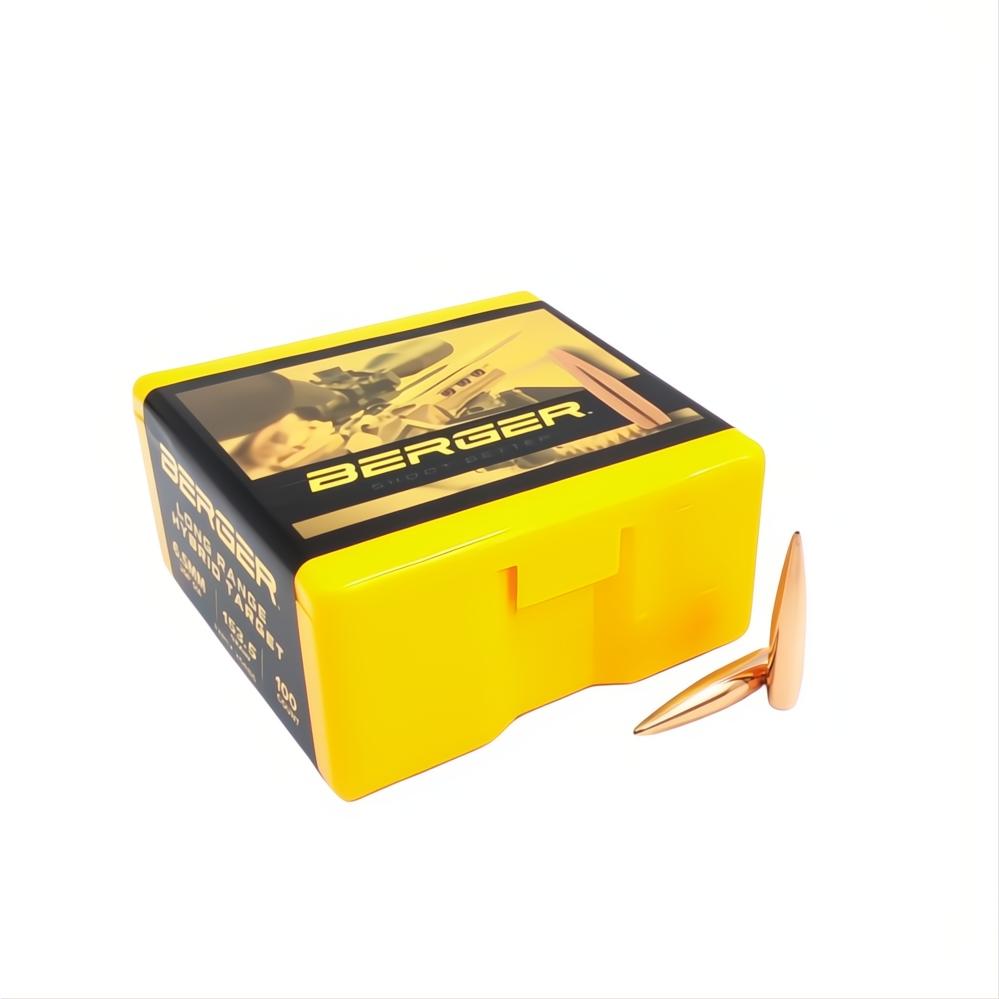 Berger 6.5mm LR Hybrid Target 153.5gr Projectiles