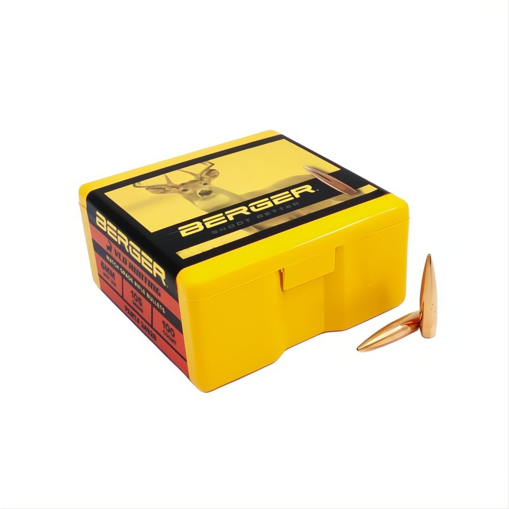 Berger 6mm VLD Hunting 105gr Projectiles